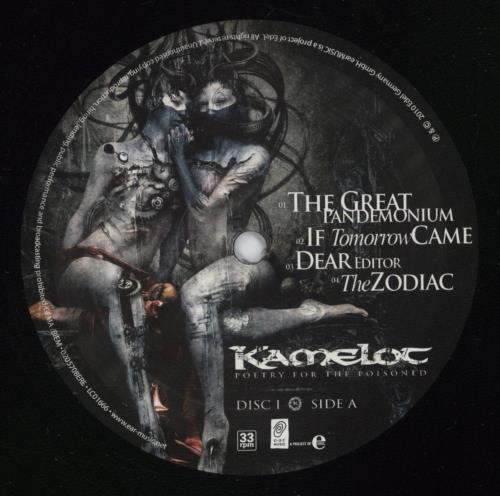 Kamelot Poetry For The Poisoned 2-LP vinyl record set (Double LP Album) German KH42LPO890816