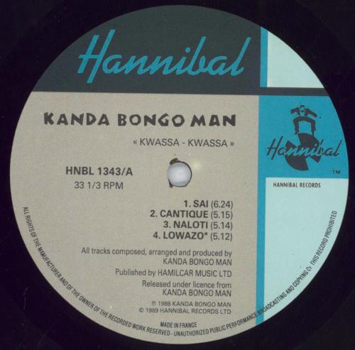 Kanda Bongo Man Kwassa Kwassa vinyl LP album (LP record) French KGOLPKW817760
