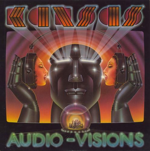 Kansas Audio-Visions vinyl LP album (LP record) US KNSLPAU802270