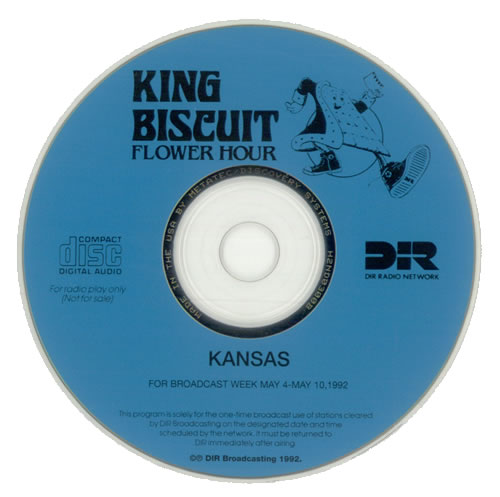Kansas King Biscuit Flower Hour CD album (CDLP) US KNSCDKI513412