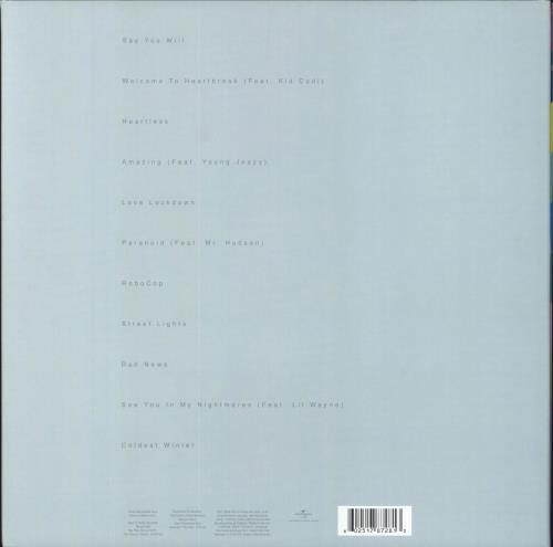 Kanye West 808s & Heartbreak - EX 2-LP vinyl record set (Double LP Album) UK NYE2LSH859630