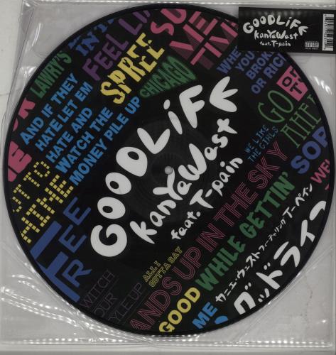 Kanye West Good Life 12" vinyl picture disc (12 inch picture record) UK NYE2PGO673564