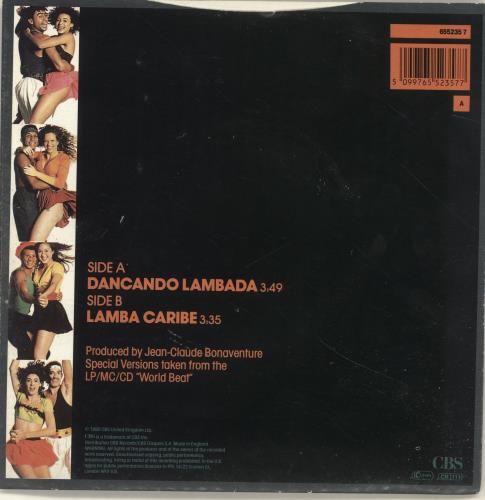 Kaoma Dancanda Lambada 7" vinyl single (7 inch record / 45) UK KMA07DA692172