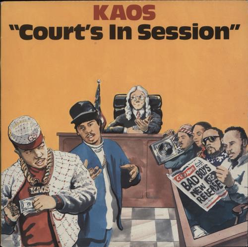 Kaos Court's In Session vinyl LP album (LP record) US K3XLPCO705436