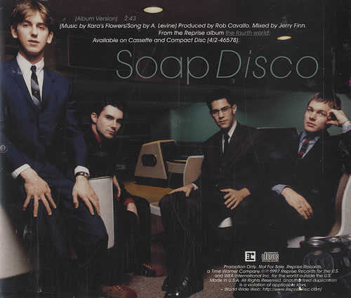Kara's Flowers Soap Disco CD single (CD5 / 5") US KD4C5SO453875