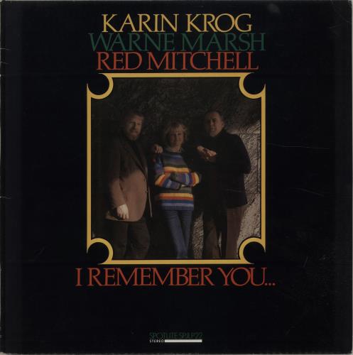 Karin Krog I Remember You vinyl LP album (LP record) UK KK5LPIR677523