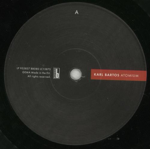 Karl Bartos Atomium - Autographed 7" vinyl single (7 inch record / 45) UK KBS07AT873546