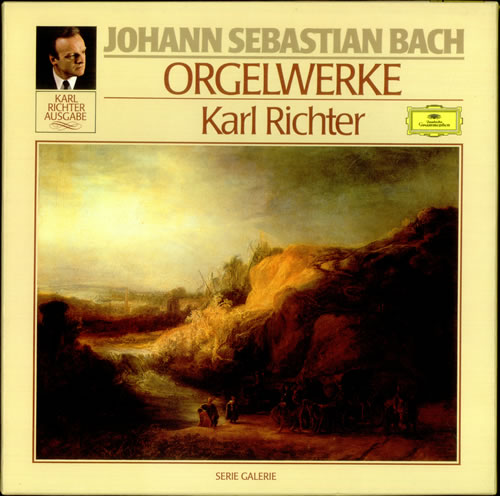 Karl Richter Orgelwerke 2-LP vinyl record set (Double LP Album) German K652LOR531277