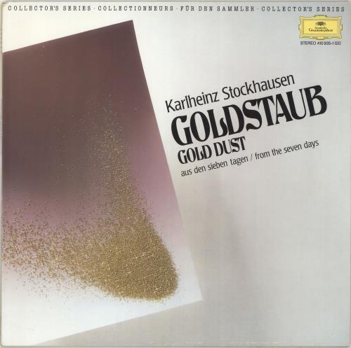 Karlheinz Stockhausen Goldstaub / Gold Dust vinyl LP album (LP record) German KK4LPGO702766