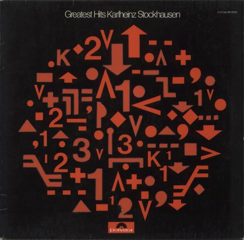 Karlheinz Stockhausen Greatest Hits 2-LP vinyl record set (Double LP Album) German KK42LGR886995