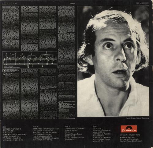 Karlheinz Stockhausen Greatest Hits 2-LP vinyl record set (Double LP Album) German KK42LGR886995
