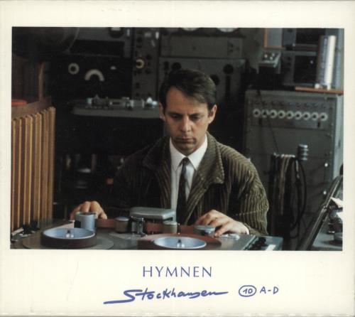 Karlheinz Stockhausen Hymnen 4-CD album set German KK44CHY886467