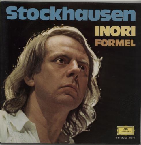 Karlheinz Stockhausen Inori / Formel 2-LP vinyl record set (Double LP Album) German KK42LIN657665