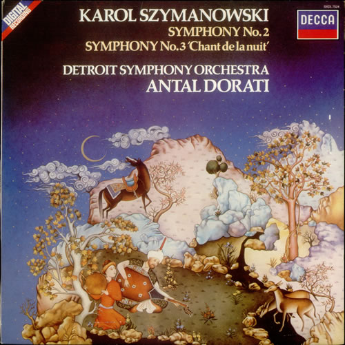 Karol Szymanowski Symphony No. 2 & Symphony No. 3 "Chant de la nuit" vinyl LP album (LP record) UK S54LPSY540059