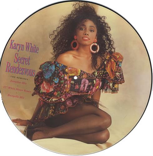 Karyn White Secret Rendezvous 12" vinyl picture disc (12 inch picture record) UK KYN2PSE156882