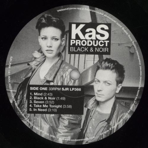 Kas Product Black & Noir [Mutant Experimental Synth Punk From France 1980-83] vinyl LP album (LP record) UK Q44LPBL861121