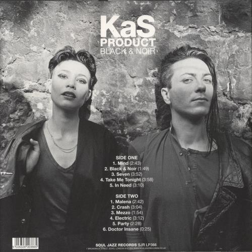 Kas Product Black & Noir [Mutant Experimental Synth Punk From France 1980-83] vinyl LP album (LP record) UK Q44LPBL861121