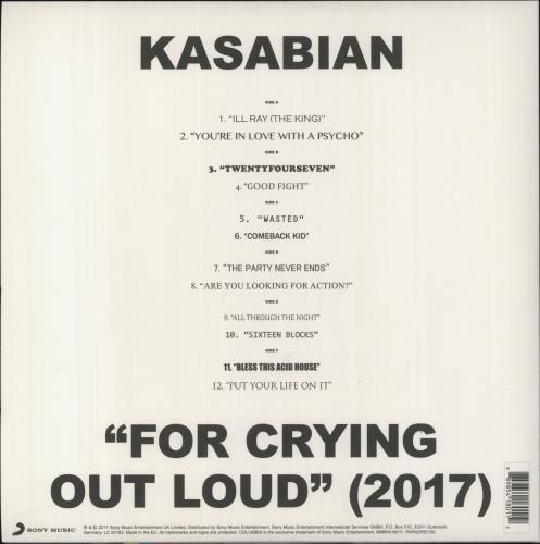 Kasabian For Crying Out Loud - 10" White Vinyl + CD 3-LP vinyl record set (Triple LP Album) UK KAB3LFO837893