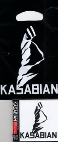 Kasabian Kasabian - White Jewel Case & Sticker CD album (CDLP) Japanese KABCDKA308931