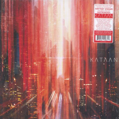 Kataan Kataan - Clear With Black Swirl vinyl 12" vinyl single (12 inch record / Maxi-single) US 6B812KA822372