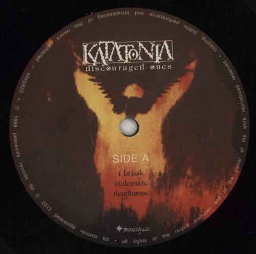 Katatonia Discouraged Ones vinyl LP album (LP record) German K8TLPDI863545