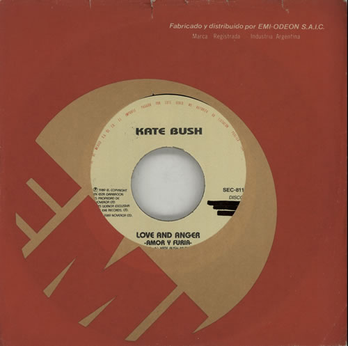 Kate Bush Amor y Furia 7" vinyl single (7 inch record / 45) Mexican BUS07AM582746