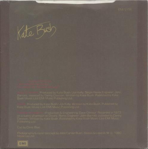 Kate Bush Army Dreamers 7" vinyl single (7 inch record / 45) UK BUS07AR23851