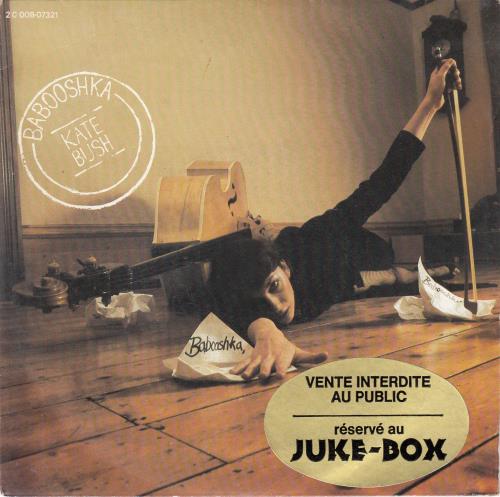 Kate Bush Babooshka - [b] Jukebox Stickered 7" vinyl single (7 inch record / 45) French BUS07BA667080