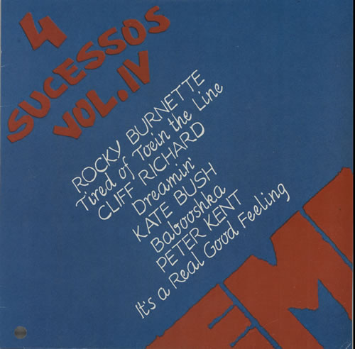 Kate Bush Babooshka - 4 Sucessos Vol. IV 7" vinyl single (7 inch record / 45) Brazilian BUS07BA67523