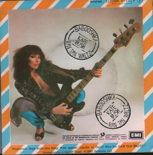Kate Bush Babooshka 7" vinyl single (7 inch record / 45) Portuguese BUS07BA667082