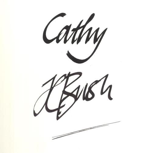 Kate Bush Cathy - 2nd - Autographed book UK BUSBKCA749273
