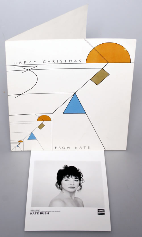 Kate Bush Christmas Card & Publicity Photograph memorabilia UK BUSMMCH550195