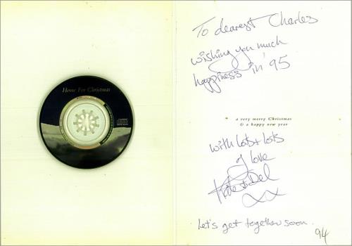 Kate Bush Christmas Card 1994 memorabilia UK BUSMMCH497909