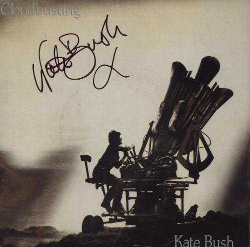 Kate Bush Cloudbusting - Autographed 7" vinyl single (7 inch record / 45) UK BUS07CL753234