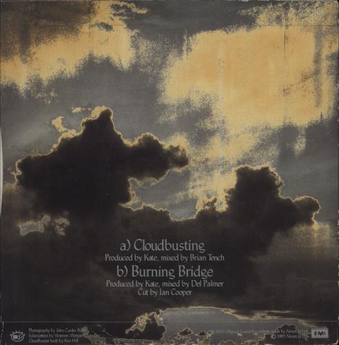 Kate Bush Cloudbusting - Autographed 7" vinyl single (7 inch record / 45) UK BUS07CL753234