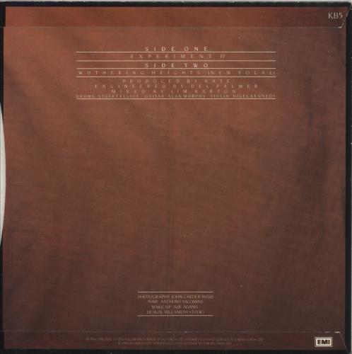 Kate Bush Experiment IV - Inj 7" vinyl single (7 inch record / 45) UK BUS07EX31725