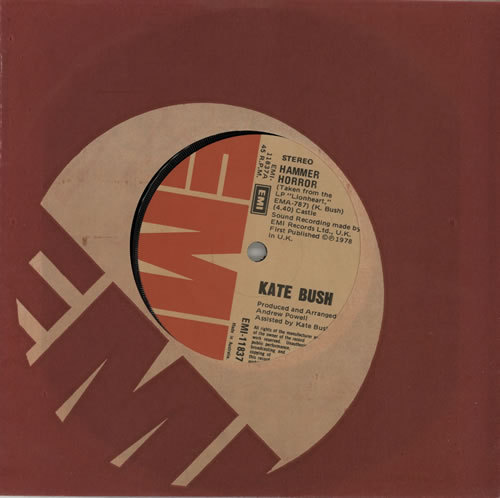 Kate Bush Hammer Horror 7" vinyl single (7 inch record / 45) Australian BUS07HA324605