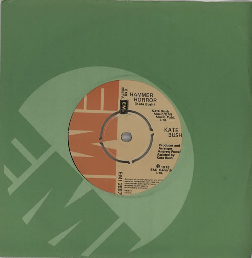 Kate Bush Hammer Horror 7" vinyl single (7 inch record / 45) Irish BUS07HA581631