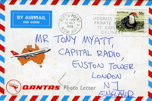 Kate Bush Handwritten Letter to Capital Radio memorabilia UK BUSMMHA576714