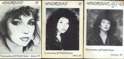Kate Bush Homeground - 10 Issues fanzine UK BUSFAHO781649