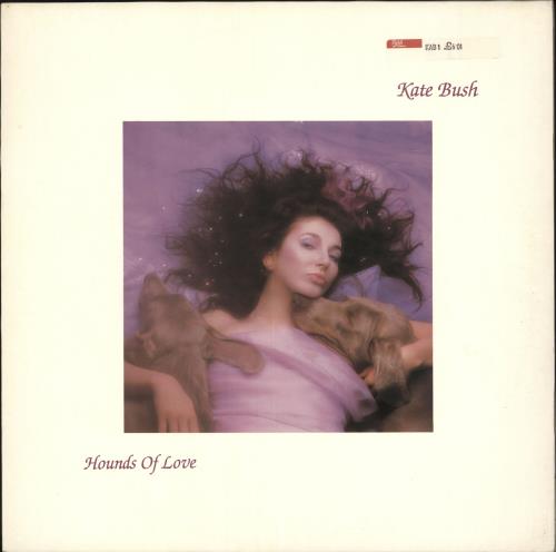 Kate Bush Hounds Of Love - stickered p/s vinyl LP album (LP record) UK BUSLPHO739234