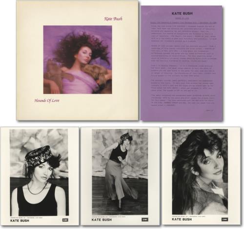 Kate Bush Hounds Of Love media press kit UK BUSKIHO449771
