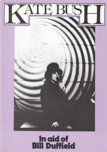 Kate Bush In Aid Of Bill Duffield - EX tour programme UK BUSTRIN147544