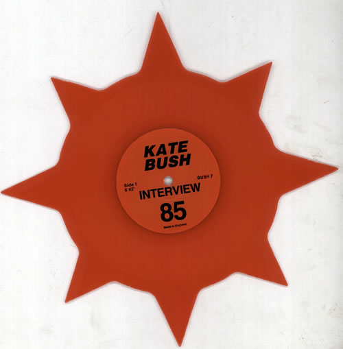 Kate Bush Interview - Red Uncut uncut picture disc (vinyl) UK BUSUNIN52521