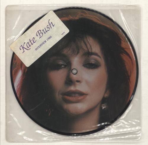 Kate Bush Interview 1986 - Title Stickered 7" vinyl picture disc (7 inch picture disc single) UK BUS7PIN456418