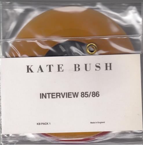 Kate Bush Interview 85/86 - 4 Colours 7" vinyl single (7 inch record / 45) UK BUS07IN08806