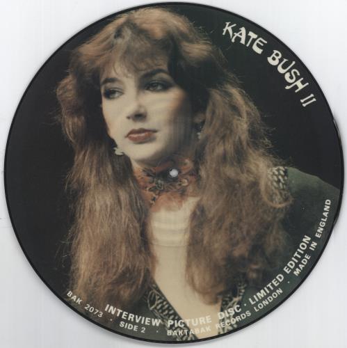 Kate Bush Interview Picture Disc picture disc LP (vinyl picture disc album) UK BUSPDIN34728