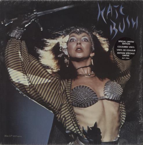 Kate Bush Kate Bush - Blue Vinyl - Shrink & Hype Sticker vinyl LP album (LP record) Canadian BUSLPKA879341