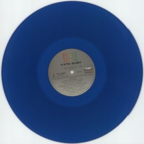 Kate Bush Kate Bush - Blue Vinyl - Shrink & Hype Sticker vinyl LP album (LP record) Canadian BUSLPKA879341