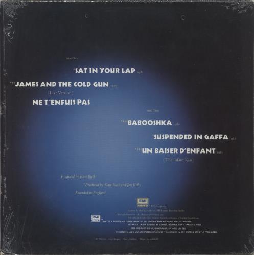 Kate Bush Kate Bush - Blue Vinyl - Shrink & Hype Sticker vinyl LP album (LP record) Canadian BUSLPKA879341